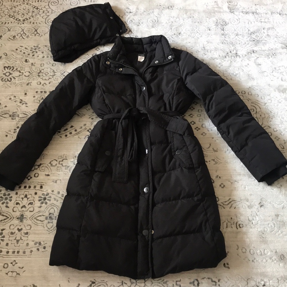 Like New JCREW Down Coat Jacket XS